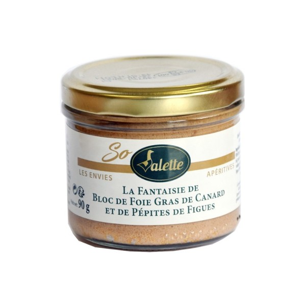 Spécialité de foie gras de canard aux figues