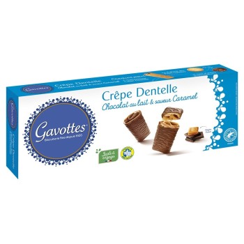 Crêpes Dentelle au Chocolat au Lait & Caramel